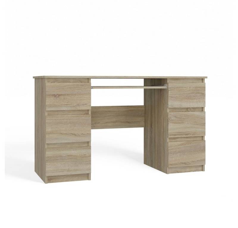 TOPESHOP Schreibtisch MAKUBA Schreibtisch modern & funktional (Unterschiedliche Set-Ausführungen) von TOPESHOP