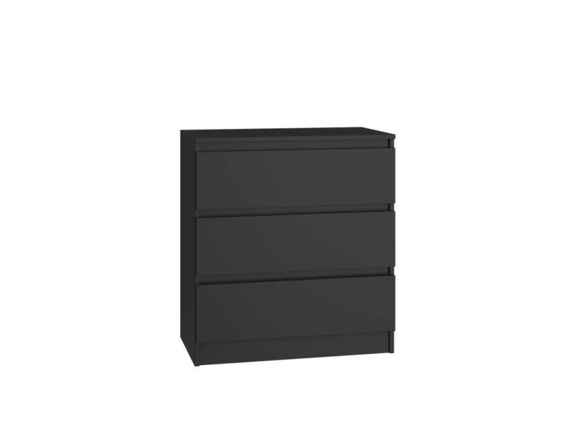 TOPESHOP Schubkastenkommode MAGWA morderne Kommode mit 3 Schubladen, Höhe: 75 cm Breite: 70 cm Tiefe: 40 cm von TOPESHOP