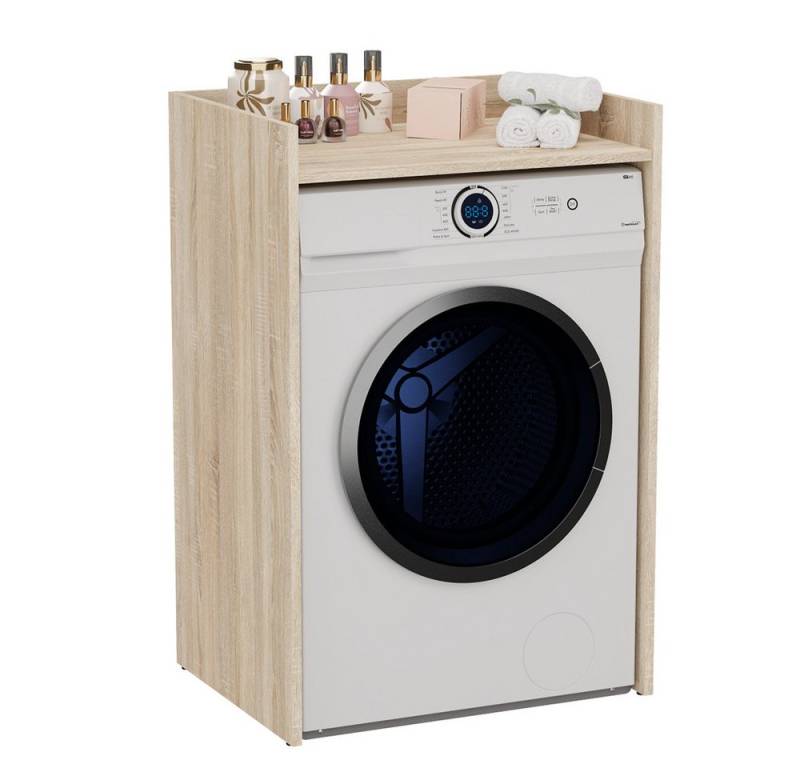MAGOWA Waschmaschinenumbauschrank MAGWA für Waschmaschine / Wäschetrockner - Überbauschrank ideal für Ihr Badezimmer von MAGOWA