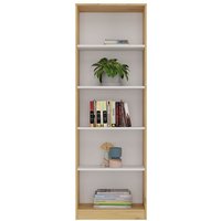 Topeshop - florence – Bücherregal mit 5 Regalen – Maße 182x60x30 cm – Aufbewahrungsmöbel für Bücher – Handwerks-Eiche Topeshop - florence – Bücherregal mit 5 Regalen – Maße 182x60x30 cm – Aufbewahrungsmöbel für Bücher – Handwerks-Eiche von TOPESHOP