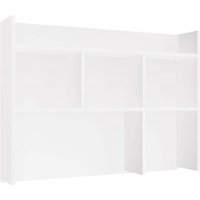 Topeshop - kuba – Hochregal für Büro 100 cm – Regale für Büros – Weiß Topeshop - kuba – Hochregal für Büro 100 cm – Regale für Büros – Weiß von TOPESHOP