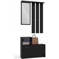 Vera Kleiderschrank VERA SCHWARZ von TOPESHOP