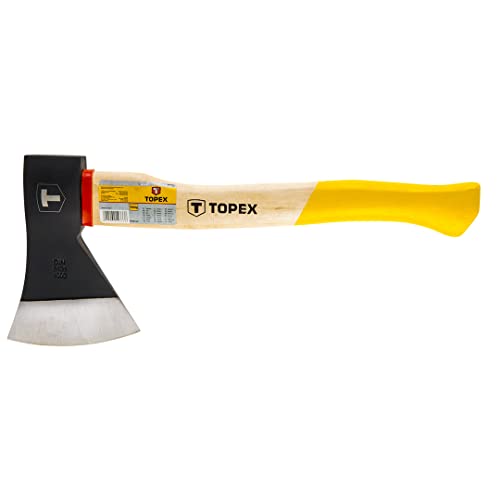 TOPEX Axt Universalaxt, Hochwertige Stahl-Klinge Axt - Beil - Stahl - Äxte - Handbeil - Profi Axt klein - Spaltaxt - Spaltbeil - ideal für die Holzspaltung von TOPEX