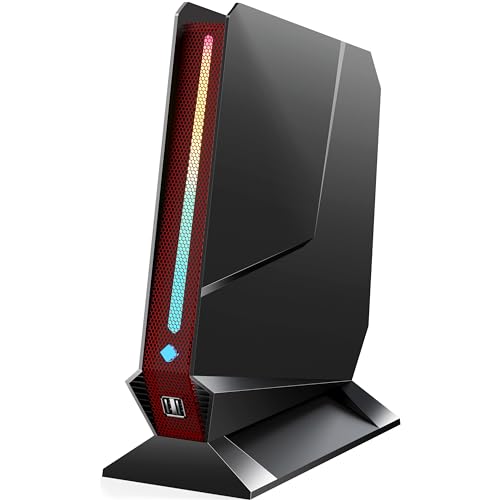 TOPGRO Mini Gaming PC Core i9-13900H / RTX 3050 (8 GB GDDR6), 32 GB DDR4 / 1 TB SSD PCIe 4.0 Windows 11 Pro WiFi 6E/ BT5.3 / USB 2.0x2 / USB 3.0x4 / HDMI 2.0x2 / USB-Cx1 (Black) von TOPGRO