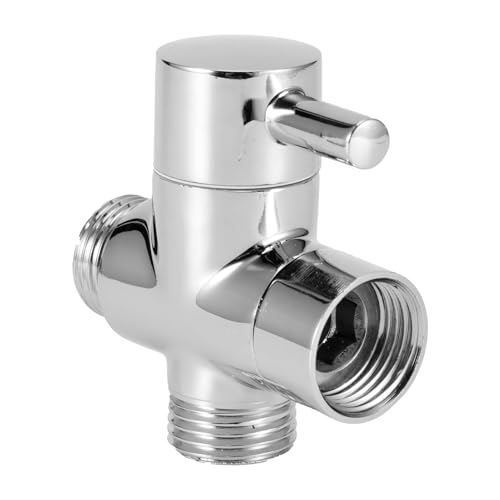 3-Wege-Duschumlenkventil, Duscharm-Umsteller aus Metall für Handbrause und Festen Sprühkopf, (G1/2 Wasserverteiler A (alle drei Anschlüsse sind) von TOPINCN