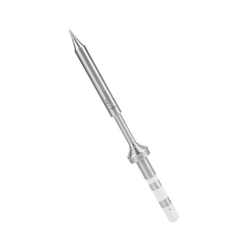 7 Arten Mini Rostfreier Stahl Lötkolbenspitze Ersatz für TS100 Tragbarer Außenbereich Lötkolben Kit (TS-I) Silber von TOPINCN