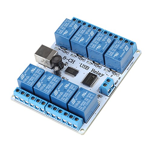 8-Kanal 12VDC Typ-B USB Relais Tafel Modul Regler zum Automatisierung Robotik MEHRWEG VERPACKUNG 8-Kanal 12VDC Typ-B USB Relais Tafel Modul Regler zum Automatisierung Robotik MEHRWEG VERPACKUNG von TOPINCN
