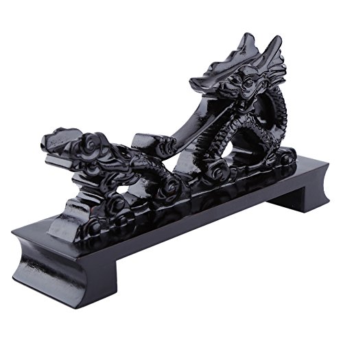 Chinesischer Samurai Schwert Display Halter aus Massivem Holz in Drachenform, Kleiner Samurai Schwert Katana Wakizashi Halter von TOPINCN