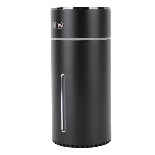 Diffusor für ätherische Öle, Aluminiumlegierung, ABS, PP, Dual-Spray, Aromatherapie-Gerät mit 300 Ml Fassungsvermögen, Wassertank, Tragbarer Intelligenter Auto-Lufterfrischer, von TOPINCN