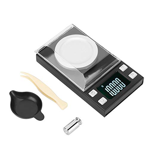 Digitale Elektronische Waage 0.001G Hohe Präzision Tragbare Mini LCD Digital Elektronische Waage zum Wiegen von Schmuck Gold Pillen (20g/0.001g) von TOPINCN