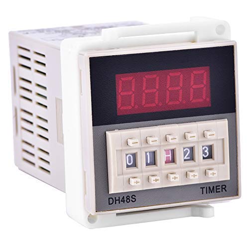 Digitales Zeitrelais TOPINCN DH48S-2Z 220V Doppeltes Zeitrelais mit Dual Time Display, Sockelbasis Digitales Zeitrelais TOPINCN DH48S-2Z 220V Doppeltes Zeitrelais mit Dual Time Display, Sockelbasis von TOPINCN