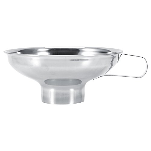 Edelstahl Trichter TOPINCN Weithals Canning Gläser Trichter mit Griff Hochwertige Haushalts Küche Werkzeuge (Small Size) von TOPINCN