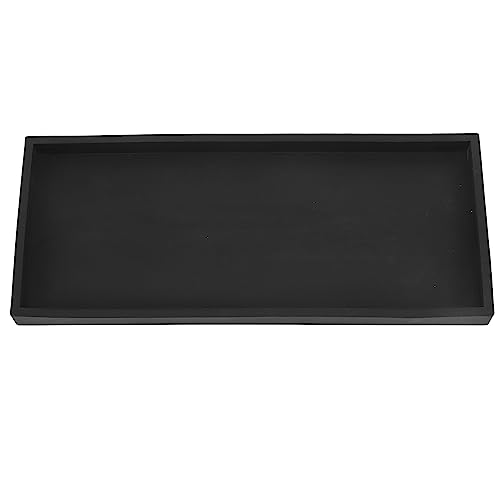 Silikon-Aufbewahrung Behälter, Silikon-Seifensp Ender Tablett Vanity Tablett für Badezimmer, Küchen Spüle Tablett Sortierung Teller Tablett Kosmetik-Organizer für (Schwarz) von TOPINCN