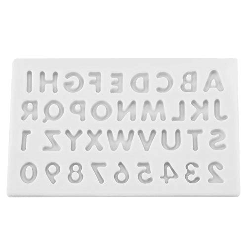 TOPINCN Silikonform für Buchstaben und Zahlen, zum Selbermachen, Alphabet und Süßigkeiten, Kuchen, Fondant, Schokolade, antihaftbeschichtet, für Geburtstagskuchen, Dekorationswerkzeug (grau) TOPINCN Silikonform für Buchstaben und Zahlen, zum Selbermachen, Alphabet und Süßigkeiten, Kuchen, Fondant, Schokolade, antihaftbeschichtet, für Geburtstagskuchen, Dekorationswerkzeug (grau) von TOPINCN