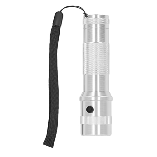 10 Farben in 1 Stufe Taschenlampe Silber RGB Farbwechsel LED Taschenlampe IPX4 Wasserdichte Mehrfarbige Taschenlampe von TOPINCN