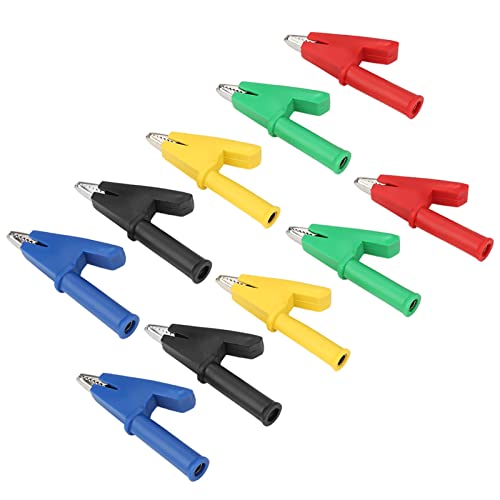 TOPINCN 10pcs P2002 20A 4mm Bananen -Jack -Krokodil Testklemm für Multimeter eine Breite Palette von Verwendungsmöglichkeiten, Sicher mit Isolierabdeckung zu Verwenden TOPINCN 10pcs P2002 20A 4mm Bananen -Jack -Krokodil Testklemm für Multimeter eine Breite Palette von Verwendungsmöglichkeiten, Sicher mit Isolierabdeckung zu Verwenden von TOPINCN