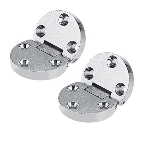 TOPINCN 2pcs Zinklegungslappenscharniere, Hochleistungsklapptischscharniere Selbststützende Schrankscharniere für Halbkreis- und Oval -Tisch, Tischflip -Top -Scharnier -Klapptisch TOPINCN 2pcs Zinklegungslappenscharniere, Hochleistungsklapptischscharniere Selbststützende Schrankscharniere für Halbkreis- und Oval -Tisch, Tischflip -Top -Scharnier -Klapptisch von TOPINCN