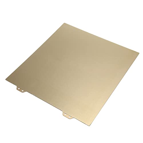TOPINCN 3D-Drucker-Bauplatte, Hitzebeständige PEI-Stahlplatte Gold Zum Drucken (Stahlplatte) von TOPINCN