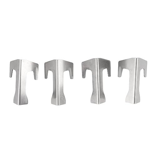 TOPINCN 4 Stück Universal-Abstandshalter für Feuertonnen, Universelle Edelstahl-Grillflammenbändiger, Abstandshalter, Idealer Abstand für die Luftzirkulation TOPINCN 4 Stück Universal-Abstandshalter für Feuertonnen, Universelle Edelstahl-Grillflammenbändiger, Abstandshalter, Idealer Abstand für die Luftzirkulation von TOPINCN