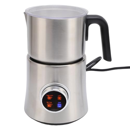 TOPINCN 4 in 1 Elektrikmilch -Frother, 900 Ml Milchfrother und Dampfer, Automatische Kaffeeschaum -Schaummacher mit Automatischer und Kalter Kaffee -Schaumhersteller Heißer (EU-Stecker 220-240V) von TOPINCN