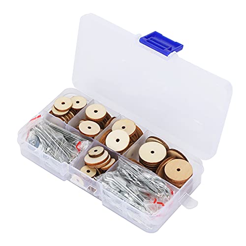 TOPINCN 50 Sets Bastelpuppenzubehör, DIY Action Figure Gelenktit, Teddy Bear -Herstellung Vorräte, Synthetisches Holz und Eisen Engagieren Bolzen mit Aufbewahrungsbox für Puppenreparatur TOPINCN 50 Sets Bastelpuppenzubehör, DIY Action Figure Gelenktit, Teddy Bear -Herstellung Vorräte, Synthetisches Holz und Eisen Engagieren Bolzen mit Aufbewahrungsbox für Puppenreparatur von TOPINCN