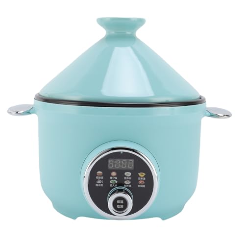 TOPINCN 800W Elektrischer Tajin -Topf, 3,2 -L -Stick -Schnellkochtopf Tragbarer Elektro -Topf Zum Kochen, Multifunktionaler Kocher für Steak, Ei, Suppe (EU -Stecker 220 V) von TOPINCN