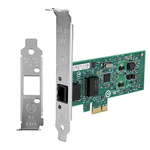 TOPINCN 82574L Gigabit PCI E Network Adapter Card Stable Protection für Server/Soft Routing/DOS, 1000 Mbit/s NIC für Desktop NIC-Halbhöhe-Veneer von TOPINCN