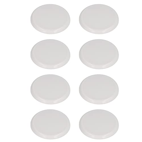 TOPINCN 8PCS Runde Möbelschieber für Teppiche Bewegende Oberflächenschutz Müheloser Möbelmotoren für Teppiche und Wertsachen (5in) von TOPINCN