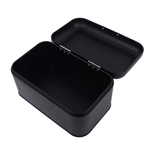 TOPINCN Aufbewahrungsglas,Brotkasten aus Metall Retro-Stil Größe Kapazität Aufbewahrungsbox für Lebensmittel Cremefarben Schwarz TOPINCN Aufbewahrungsglas,Brotkasten aus Metall Retro-Stil Größe Kapazität Aufbewahrungsbox für Lebensmittel Cremefarben Schwarz von TOPINCN