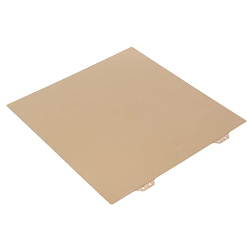 TOPINCN Bauplattenblatt, 3D-Drucker-Bauplatte, 2-seitig Beschichtet, Leicht zu Entfernen, Gold Zum Austausch (Goldstahlplatte) von TOPINCN