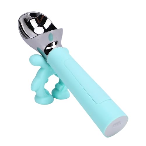 TOPINCN Beheizte Eisschaufel, Elektrische Erwärmung Gelato -Spaten, Schokoladensauce -Schaufel, Beheizter Gefrorenes Dessert -Dipper mit LED -Display für Häuser Küche Gadgets (BLUE) von TOPINCN