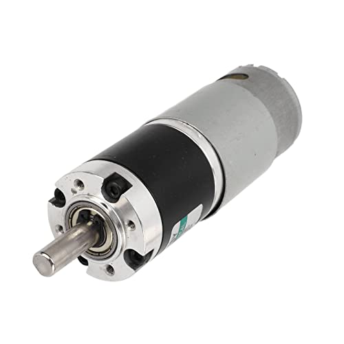 TOPINCN DC Getriebe Motor Starker Torsion Hoher Ausgang 24 V 15W Motor für Ersatzmikrogetriebe, Niedriger Rauschbetrieb für -Projekte Kupferschwarz (50 U/min) von TOPINCN
