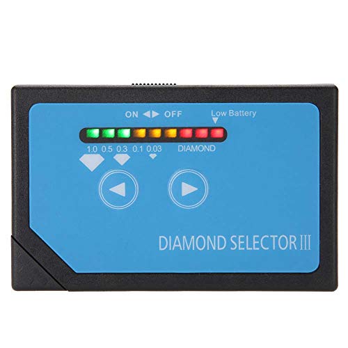 TOPINCN Diamond Selector III Tragbarer Diamanttestschmuck für Schnelle Tests mit Metallwarnfunktion, Lichttaschengröße für Schmuck und Profi/Metall TOPINCN Diamond Selector III Tragbarer Diamanttestschmuck für Schnelle Tests mit Metallwarnfunktion, Lichttaschengröße für Schmuck und Profi/Metall von TOPINCN