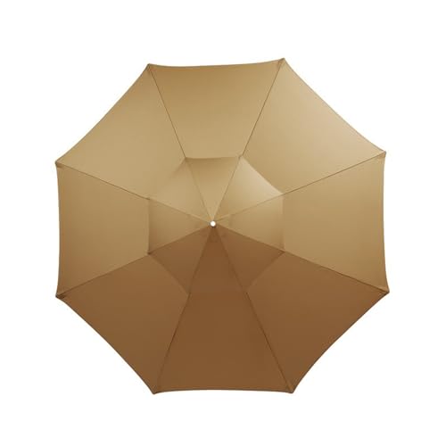 TOPINCN Double Top Sunshade Regenschirm Ersatztuch Stoff Garten Regenschirm Ersatz Top Cover Patio Regenschirm Ersatz für Baldachin für den Garten Im Innenhof Im Freien (4) von TOPINCN