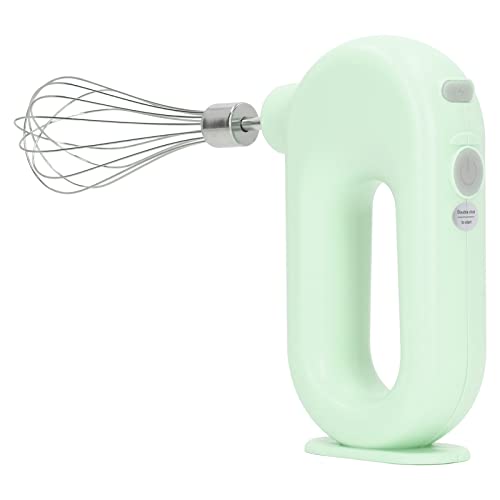 TOPINCN Elektrischer Handmixer, USB Wiederaufladbarer Elektrischer Schneebesen Kabelloser Handmixer 4-Stufen-Einstellung Elektrischer Schneebesen Handmilchaufschäumer Handschaumbereiter (Grün) von TOPINCN