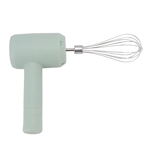 TOPINCN Elektrischer Handmixer Automatischer Wiederaufladbarer Tragbarer Kabelloser USB-Handmixer Zum Backen von Kuchen-Ei-Creme (Helles Cyan) von TOPINCN