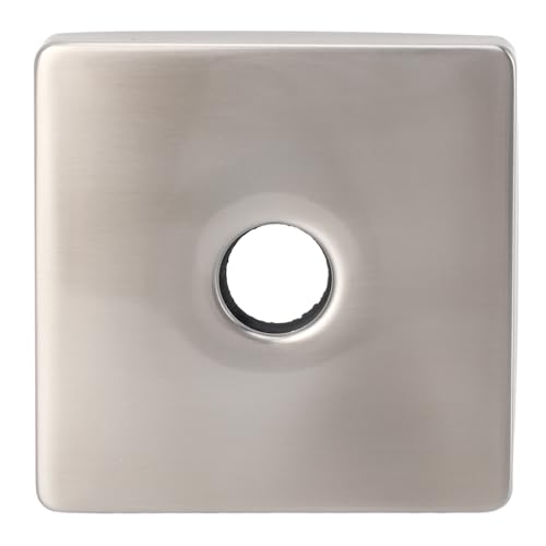 TOPINCN Extra Large Duscharmarmdeckerplatte, Quadratische Escutcheon Flansch, Klempnerabdeckung, 304 Edelstahl -Duschverkleidung, Universelle Dekoration für Modernes Badezimmer (Gebürstet) von TOPINCN
