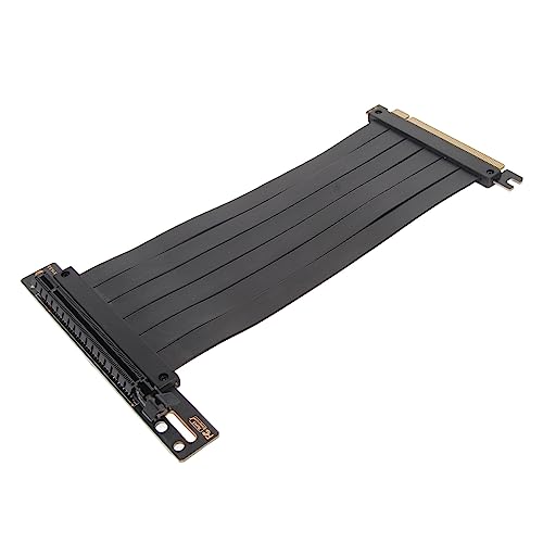 TOPINCN Grafikkarten-Verlängerungskabel, Abschirmung Elektromagnetischer Störungen, Einfache Installation, PCIE 3.0 X16 Riser-Kabel, Plug-and-Play, Biegbar um 90 Grad, für PC (60cm) von TOPINCN