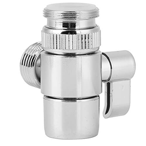 TOPINCN Haarwaschset, Wasserhahn-Konverter, Edelstahl, Doppelte Wasserauslasssteuerung für Modernes und Einfaches Haarwaschzubehör (Wasserhahn-Konverter) von TOPINCN
