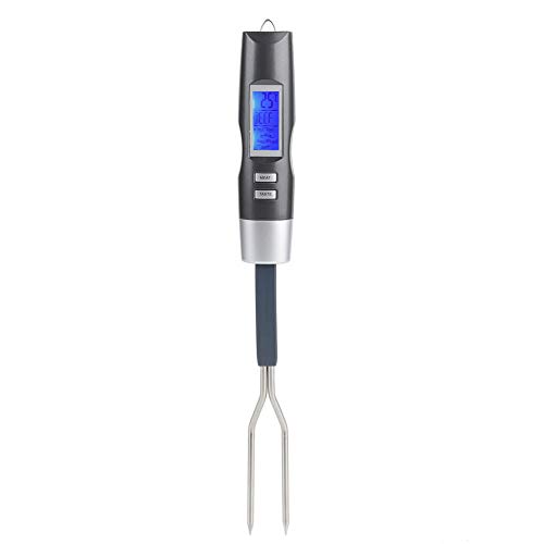 TOPINCN Instanztemperaturleser, Digitale Fleischthermometersonden mit LCD -Display, Grillgabel BBQ mit ℃/℉ Schalterfunktion Zum Kochen Steak Turkey Küche Outdoor von TOPINCN