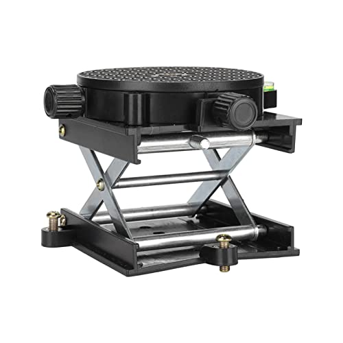 TOPINCN Lab Jack Scissor Stand Plattform Aluminiumlegierung Lab Lift Stand Tisch 360° Drehbare Hebeplattform für Holzbearbeitung Schnitzexperimente Erweiterbarer Scherenhebeständer 6,5 cm TOPINCN Lab Jack Scissor Stand Plattform Aluminiumlegierung Lab Lift Stand Tisch 360° Drehbare Hebeplattform für Holzbearbeitung Schnitzexperimente Erweiterbarer Scherenhebeständer 6,5 cm von TOPINCN