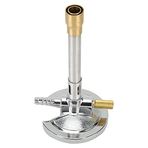 TOPINCN Labor Gasbrenner, Labor-Bunsen Brenner Sicheres Labor Heizungs Werkzeug mit Gas Anpassung für Gas Propan Gas, Labor Heizgeräte mit Flammen Stabilisator und Gas Regler von TOPINCN