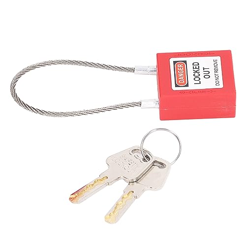 TOPINCN Lockout -Tagout -Schloss mit Anti Schlupf Muster, Ausgezeichnetes Sicherheits Vorhängeschloss mit Einsatzverriegelungszylinder für Wartungsmannschaft TOPINCN Lockout -Tagout -Schloss mit Anti Schlupf Muster, Ausgezeichnetes Sicherheits Vorhängeschloss mit Einsatzverriegelungszylinder für Wartungsmannschaft von TOPINCN