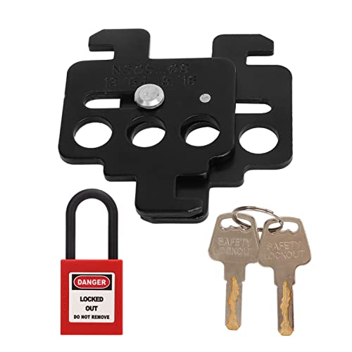TOPINCN MCB Lockout Tagout Steel Circuit Breaker Lock 38mm Häppchen -Nylon -Vorhängeschloss für Schneider Circuit Breakers Wide Application TOPINCN MCB Lockout Tagout Steel Circuit Breaker Lock 38mm Häppchen -Nylon -Vorhängeschloss für Schneider Circuit Breakers Wide Application von TOPINCN