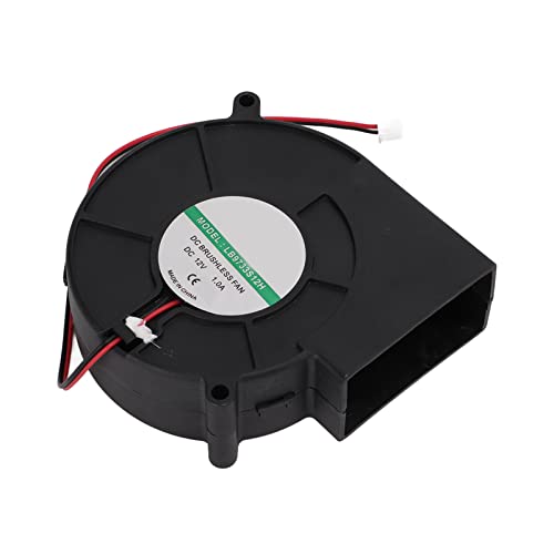 TOPINCN Niedrigrausch Bürstenloser Gebläseventilator Hochgeschwindigkeitsbetrieb für Kleine Elektrogeräte mit Hoher Temperaturwiderstand, DC12V 1A von TOPINCN