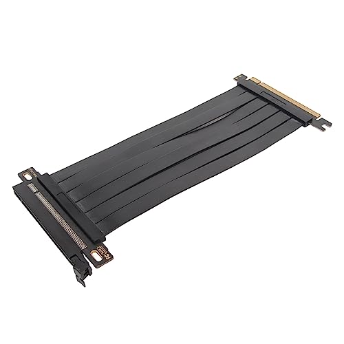 TOPINCN PCIE 3.0 X16-Verlängerungskabel, Professionelles Hochfrequenz-180-Grad-effizientes PCIE-Verlängerungskabel für Grafikkarte (60cm) von TOPINCN