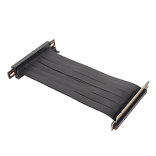 TOPINCN PCIE-Verlängerungskabel, PCIE 3.0 X16-Signalinterferenzbeseitigung, 180 Grad Biegbar, Einfach zu Installierendes Grafikkarten-Verlängerungskabel für Grafikgeräte (60cm) von TOPINCN