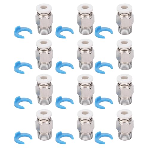 TOPINCN PTFE Tube Pneumatic Ast -Push -Steckanschluss Verhindern Papierstausanschlüsse für 3D Drucker, Packung von 12 Geraden Schnellen Anschlüssen für Bowden Extruder TOPINCN PTFE Tube Pneumatic Ast -Push -Steckanschluss Verhindern Papierstausanschlüsse für 3D Drucker, Packung von 12 Geraden Schnellen Anschlüssen für Bowden Extruder von TOPINCN