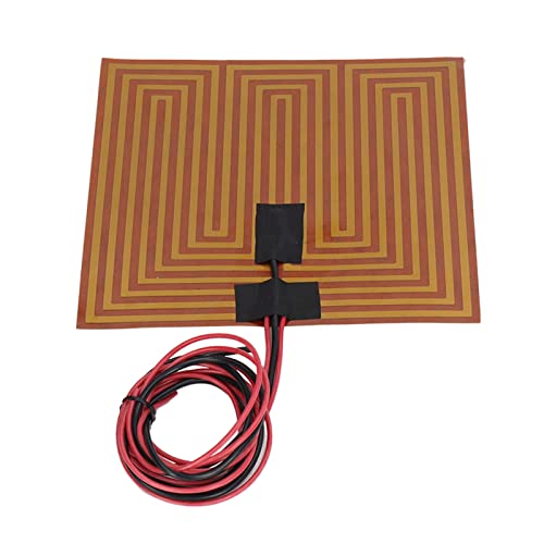 TOPINCN Pi Pi Arbeitet an der Zuverlässigen Wärmequelle für 3D -Druckerzubehör 7,9 X 7,9 Zoll Polyimid (DC12V 120W) von TOPINCN