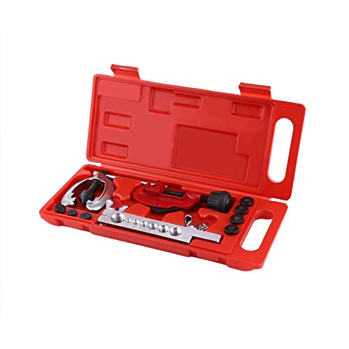 TOPINCN Pipe Flacking Kit Professionelles Hochleistungs -Bremsrohr -Flare Werkzeug für Mechaniker und Enthusiasten 45# Steel von TOPINCN